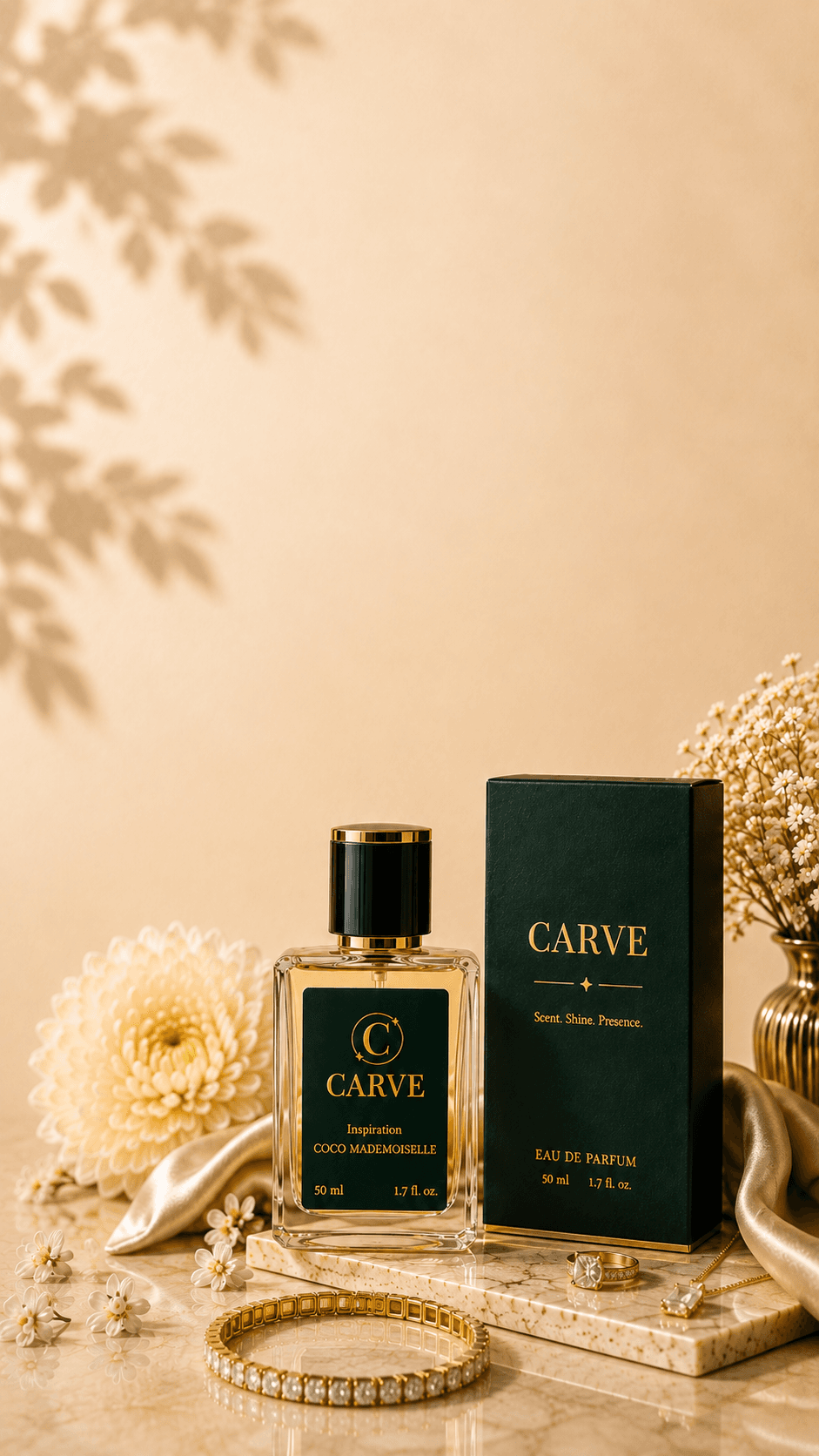 CARVE — Scent. Shine. Presence.