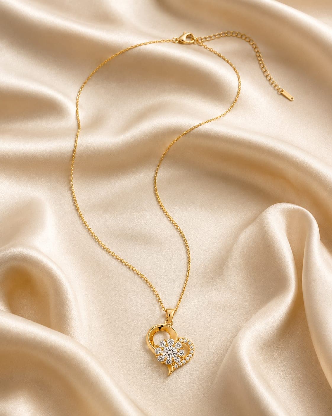 Blooming Heart Pendant